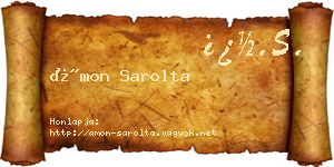 Ámon Sarolta névjegykártya